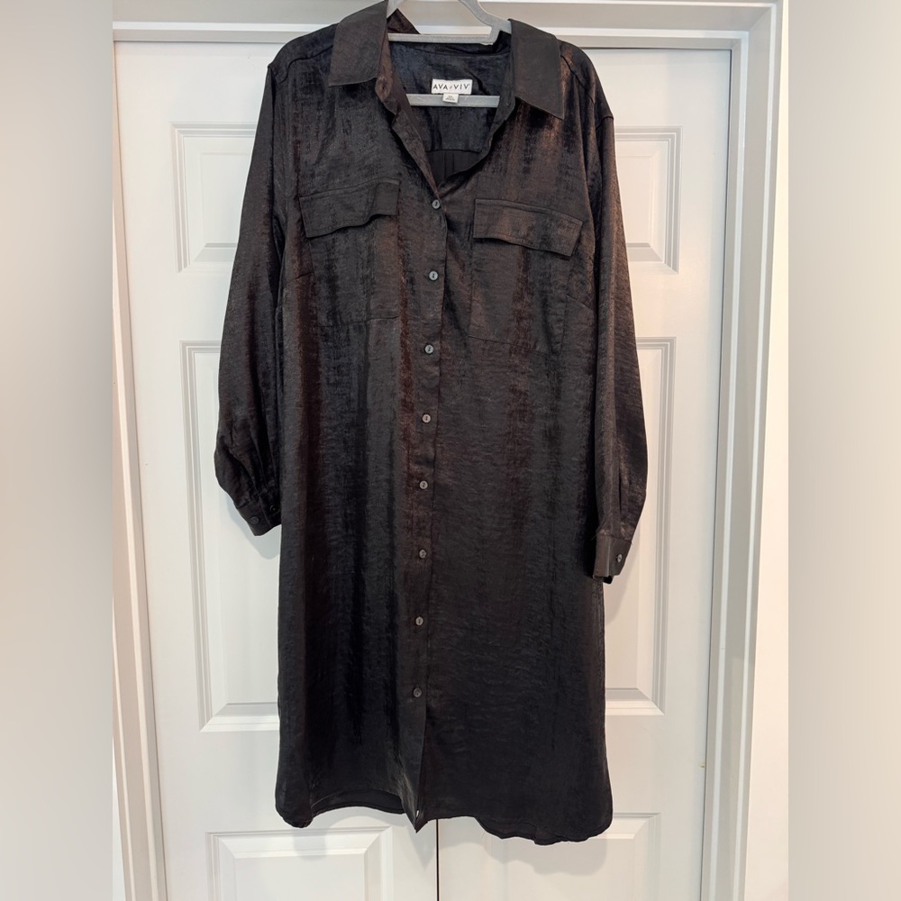 Target’s Ava & Viv shirt dress 
Size XXL